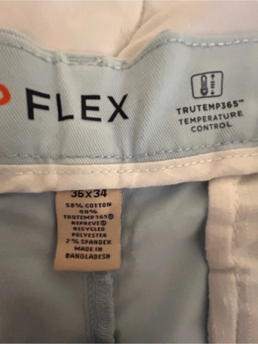 St. John's Bay Light Blue Chinos - Straight Leg